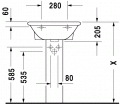 Duravit DARLING 55 x 48 cm