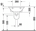 Duravit DARLING 55 x 48 cm