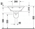 Duravit DARLING 65 x 54,5 cm