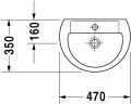 Duravit DARLING 47 x 35 cm