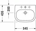 Duravit D-CODE 54,5 x 43,5 cm