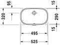 Duravit D-CODE 49,5 x 29 cm