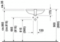 Duravit D-CODE 49,5 x 29 cm