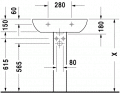 Duravit D-CODE 65 x 50 cm