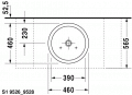 Duravit STARCK 1 priemer 46 cm