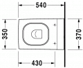 Duravit 2ND FLOOR hlbok splachovanie