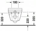 Duravit 2ND FLOOR hlbok splachovanie