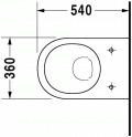 Duravit HAPPY D. hlbok splachovanie