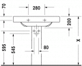 Duravit HAPPY D. 80 x 52,5 cm