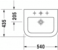 Duravit HAPPY D. 54 x 43,5 cm