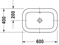 Duravit HAPPY D. 60 x 40 cm 