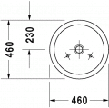 Duravit STARCK 1 priemer 46 cm