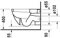 Duravit STARCK 2 hlbok splachovanie