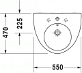 Duravit STARCK 2 55 x 47 cm