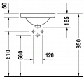 Duravit STARCK 2 priemer 47,5 cm