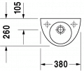 Duravit STARCK 2 38 x 26 cm