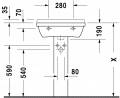 Duravit STARCK 3 55 x 43 cm