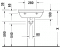 Duravit STARCK 3 60 x 45 cm