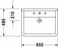 Duravit STARCK 3 65 x 48,5 cm