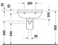 Duravit STARCK 3 65 x 48,5 cm