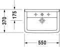 Duravit STARCK 3 55 x 37 cm