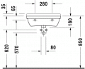 Duravit STARCK 3 55 x 37 cm