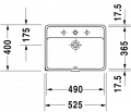 Duravit STARCK 3 49 x 36,5 cm