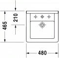 Duravit STARCK 3 48 x 46,5 cm