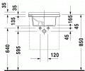 Duravit STARCK 3 48 x 46,5 cm