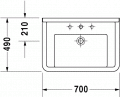 Duravit STARCK 3 70 x 49 cm