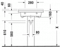 Duravit STARCK 3 60 x 54,5 cm