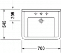 Duravit STARCK 3 70 x 54,5 cm