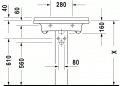 Duravit STARCK 3 70 x 54,5 cm