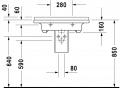 Duravit STARCK 3 70 x 54,5 cm