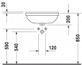 Duravit STARCK 3 55 x 46 cm