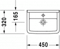 Duravit STARCK 3 45 x 32 cm