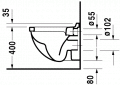 Duravit STARCK 3 COMPACT hlbok splachovanie