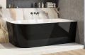 Aquatek INDIANAPOLIS BLACK akryltov vaa 170 x 80 cm + odtokov sprava + GARANCIA